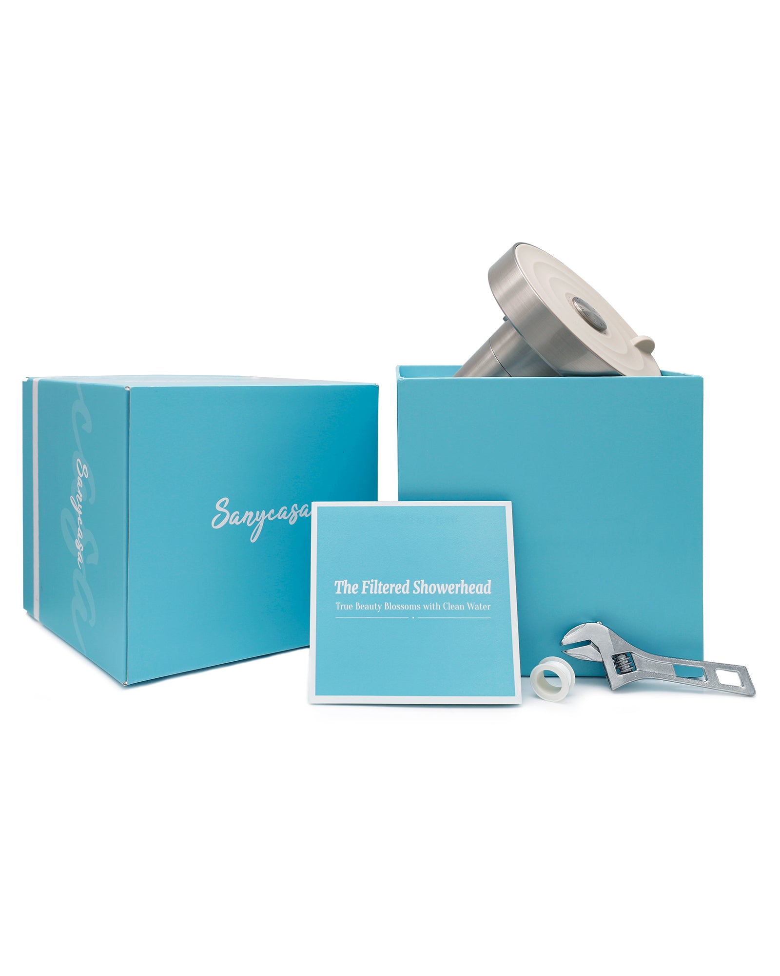 Filtered Shower Head for Hard Water